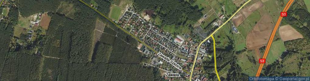 Zdjęcie satelitarne Zawada-Osiedlowa ul.